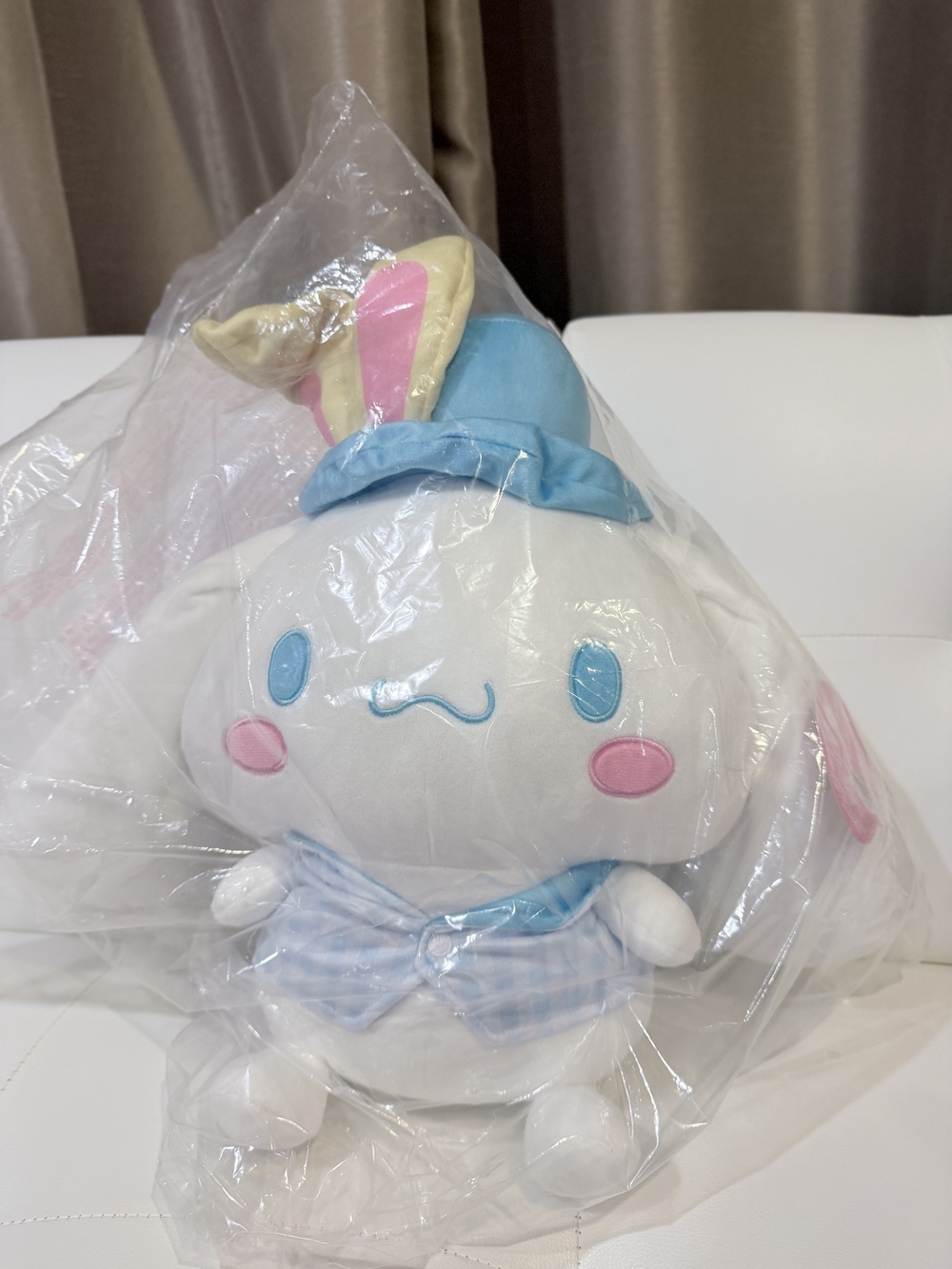 NEW Sanrio® Cinnamoroll™ Jumbo 11-inch Plush Toy with Easter Bunny Ears